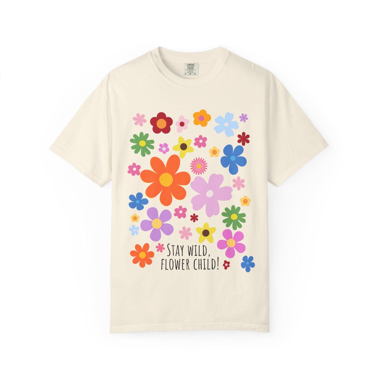 Stay Wild Flower Child T-Shirt: Unisex Boho Floral Tee