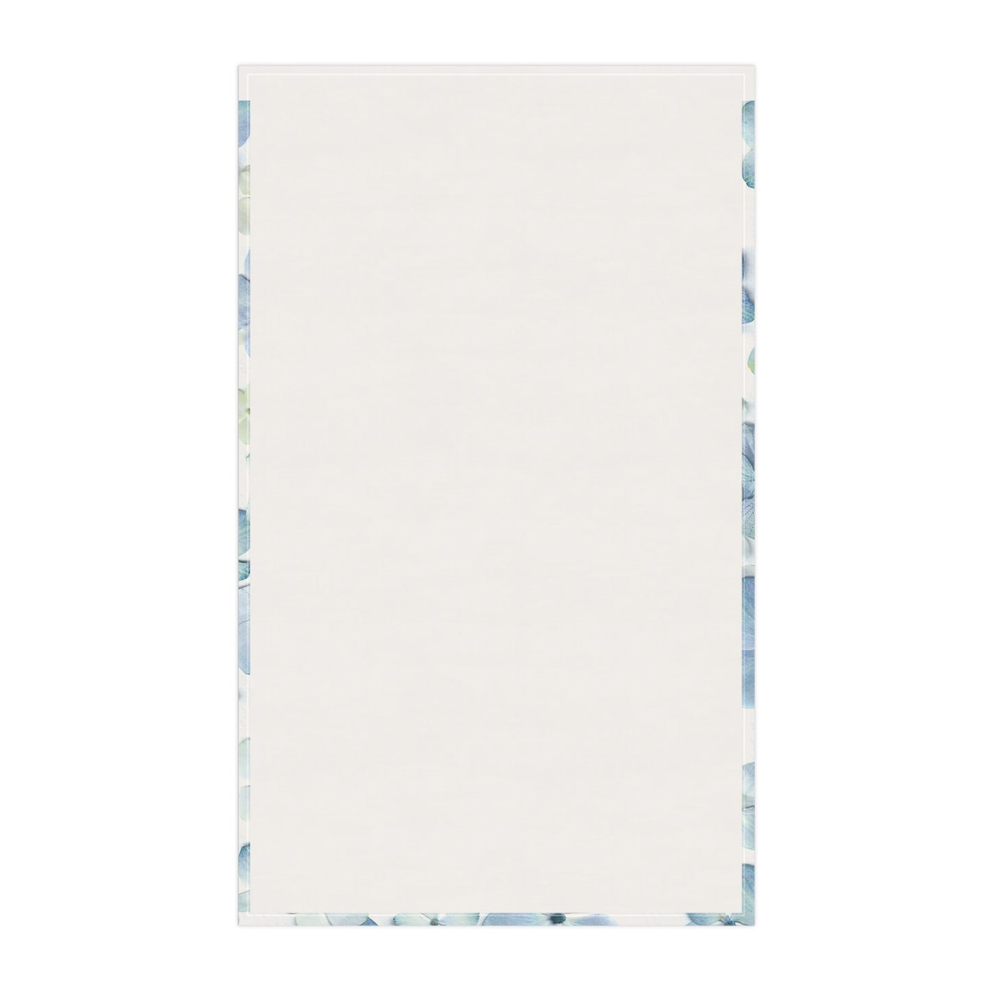 Blue Hydrangea Pattern Tea Towel | Floral Kitchen Linen