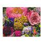 Floral Bouquet Jigsaw Puzzle — Vibrant Garden 120/252/500-Piece Puzzle