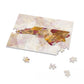 North Carolina Floral Map Puzzle – Vintage Botanical State Jigsaw (120/252/500 pcs)