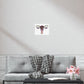 Pressed Flower Uterus Wall Art Print - Feminine Botanical Anatomy Decor, Unique Gift for Women, OB GYN or Midwife Office Art