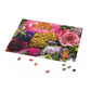 Floral Bouquet Jigsaw Puzzle — Vibrant Garden 120/252/500-Piece Puzzle