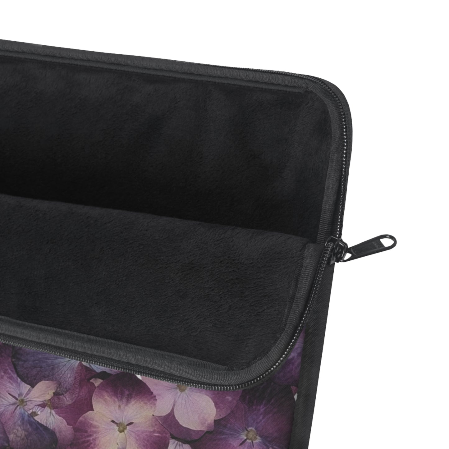 Purple Hydrangea Laptop Sleeve — Floral Protective Case for MacBook & Laptops