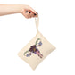 Floral Uterus Botanical Design Accessory Zipper Pouch | Feminist Reproductive Health & Makeup Bag